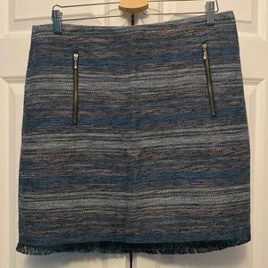 LOFT Tweed Skirt with Pickets size 14